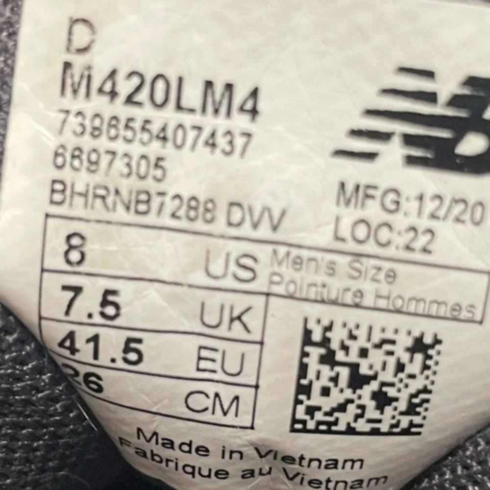 New Balance‎ Response 1.0 400v4 Gray Comfort Ride Running Shoes Mens 8